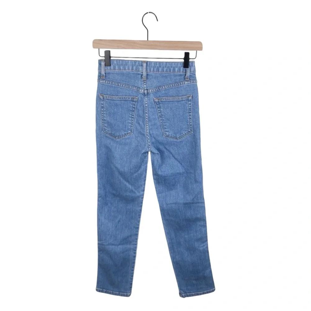 Reformation High and Straight Jeans in Indian Wash Blue Denim Women's Size 25
